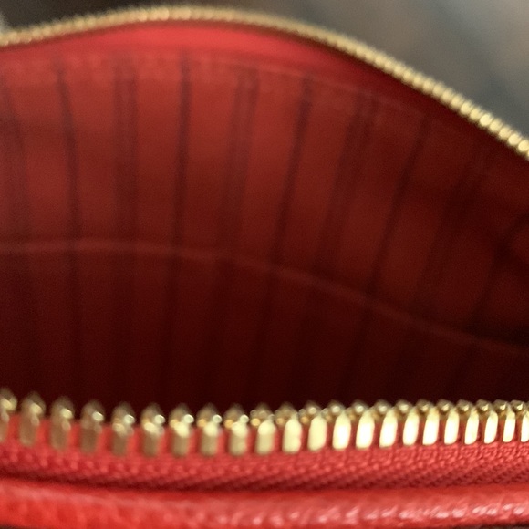 LOUIS VUITTON Speedy 25” Cerise Monogram Empreinte Speedy Bandouliere.Authentic. - Picture 14 of 17